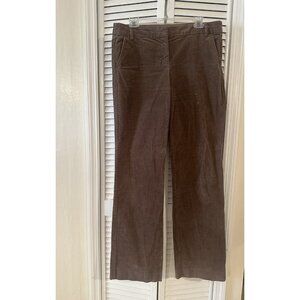 J.Crew Brown City Fit Y2k Corduroy Pants Women Sz 10T Western Fall Stretchy